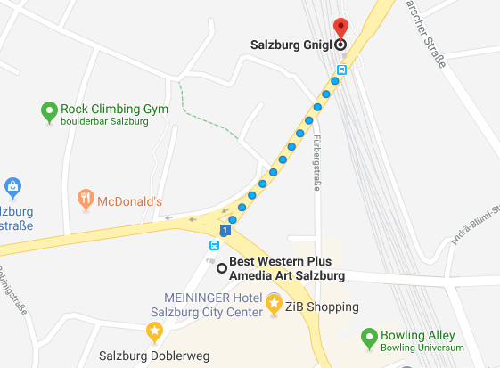 Best Western Plus Amedia Art Salzburg location