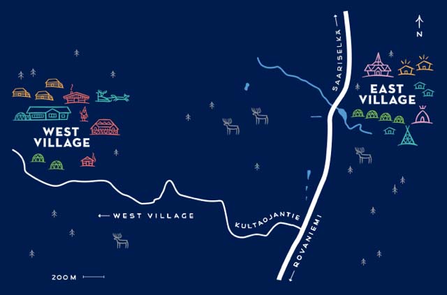 Kakslauttanen villages